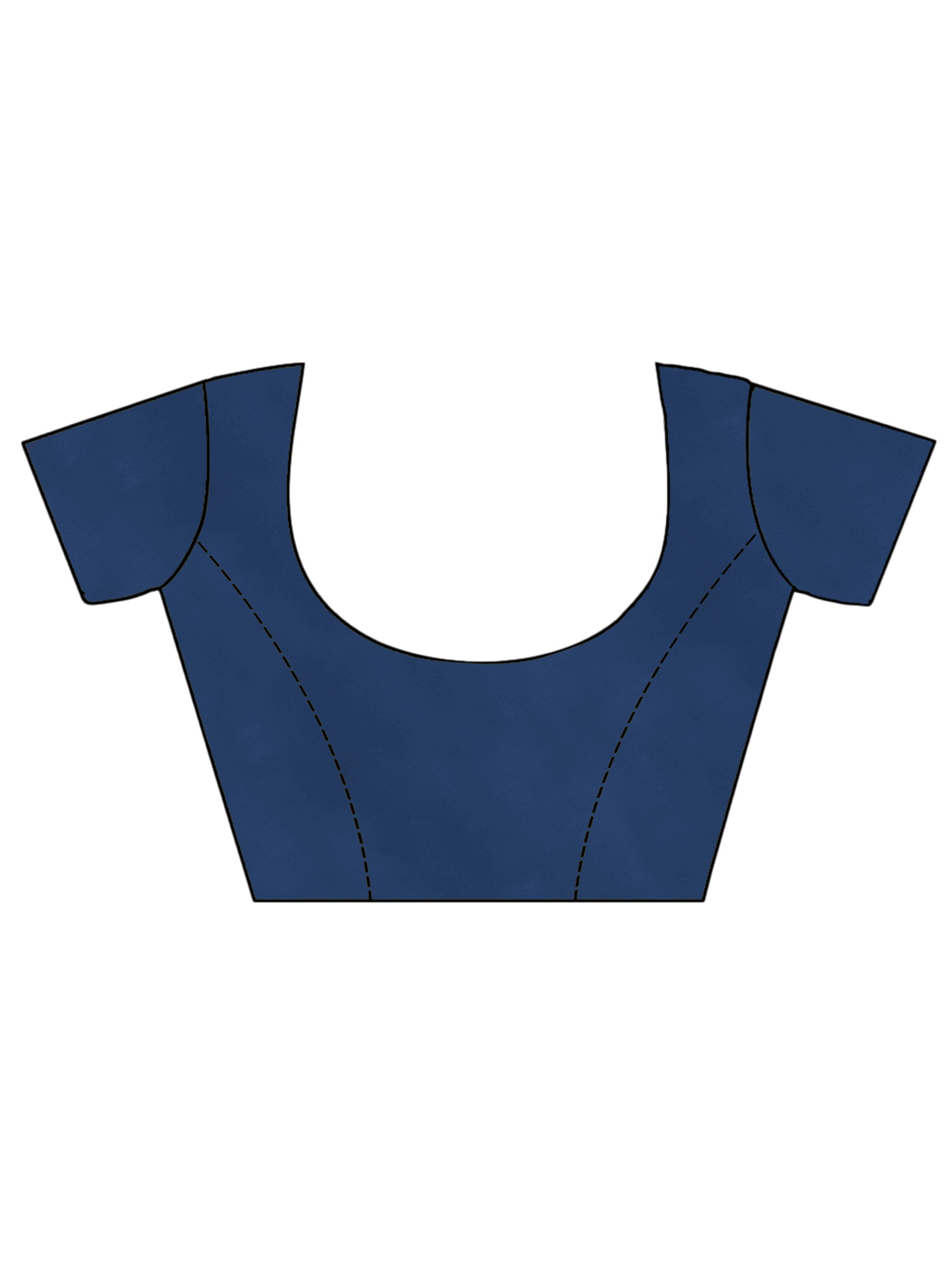 Soft Mul Cotton Multi-Stripe Printed Saree with Stylish Contrast Pallu & Zari Border