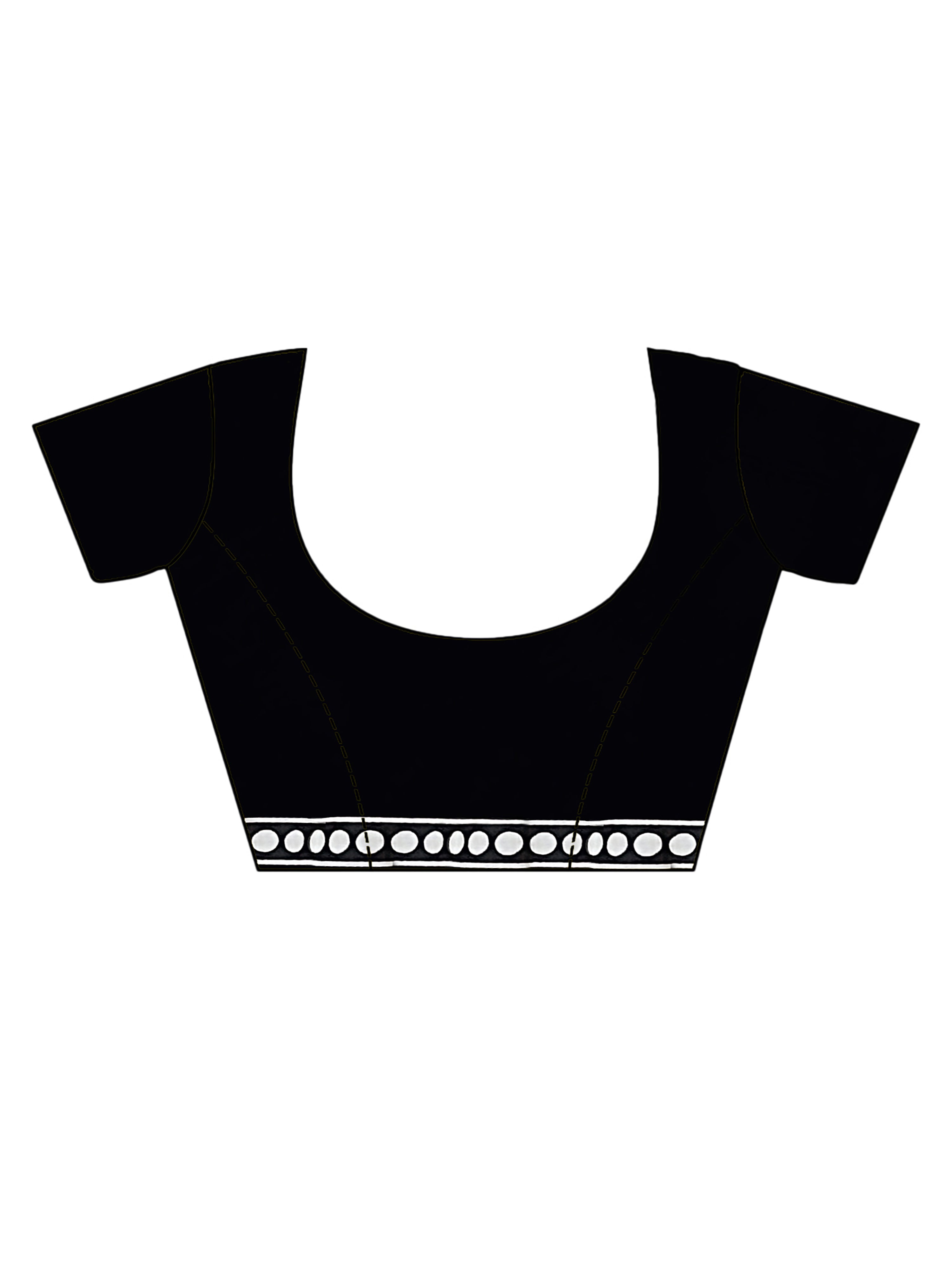 Trending Soft Cotton Printed Saree with Stripe Body & Geometric Designer Pallu