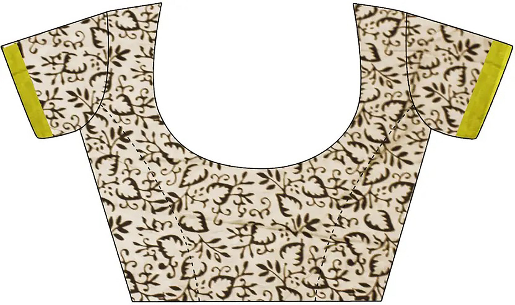 Bagru block print soft cotton saree with blouse piece